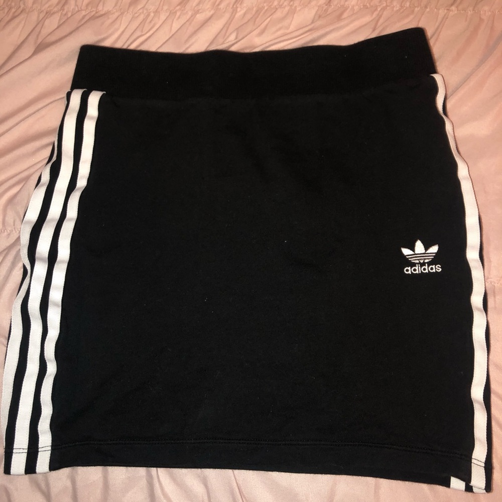 Black adidas skirt